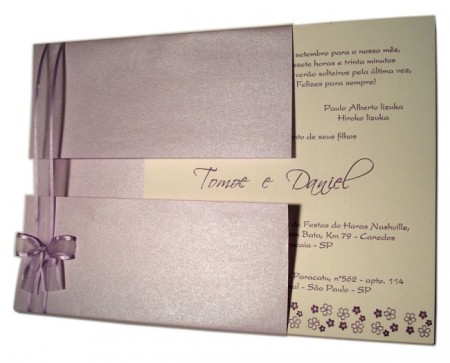 Convite casamento