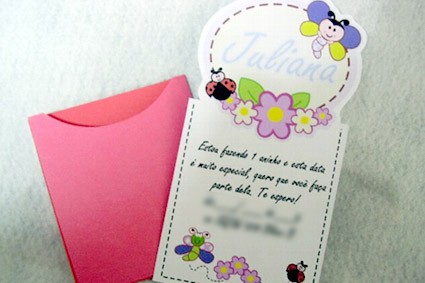 Convite infantil