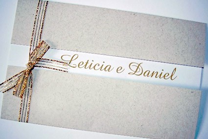 Convite  para casamento