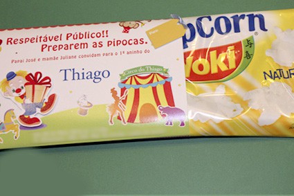 Convite infantil Circo