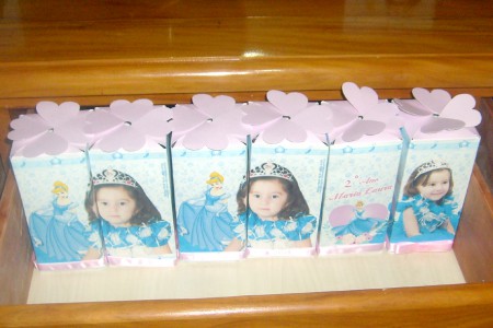 Caixinha de Guloseimas Cinderela Persobalizada